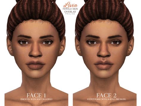 Pralinesims Livia Skin Overlay The Sims 4 Skin Sims 4