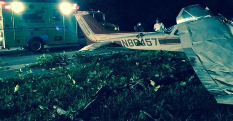 Investigation Underway After Plane Crash Lands Near Crandon Park Cbs