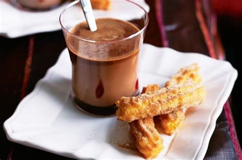 Churros With Hot Chilli Chocolate Chocolate Recipes Food Recipes