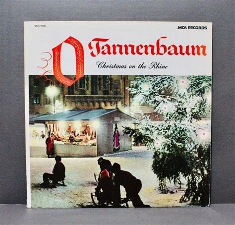 Vintage O Tannenbaum Christmas On The Rhine Vinyl Record Album 1956