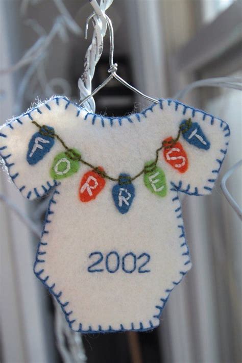 Personalized Baby Christmas Ornament Diy Kit Choose Your Colors