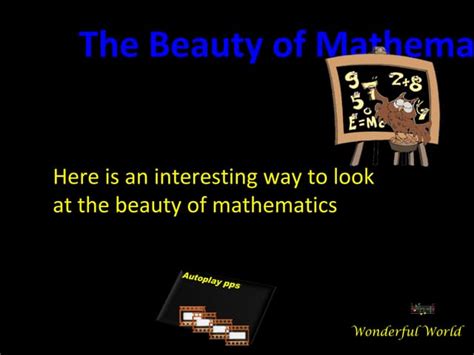Beauty Of Mathematics Ppt