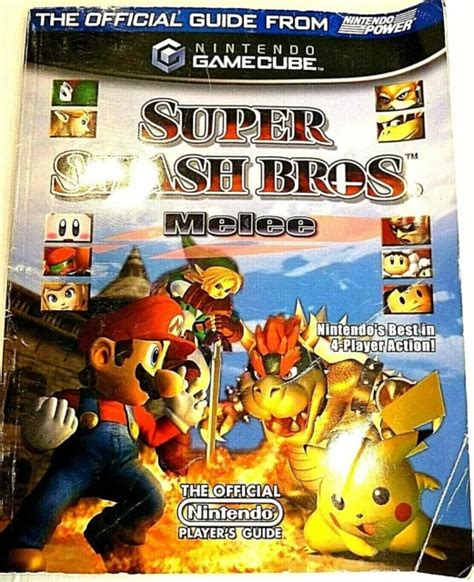 Super Smash Bros Melee Official Players Guide From Nintendo Power Gamecube 2001 1000 Picclick