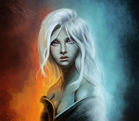 Wallpaper 5207x4530 Px Art Blonde Game Girl Girls Glance Movies Painting Thrones