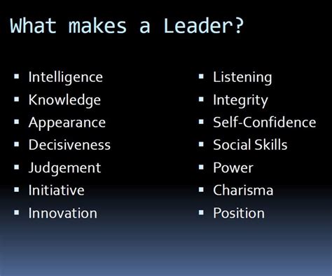 Effective Leadership Skills What Makes A Leader Hubpages
