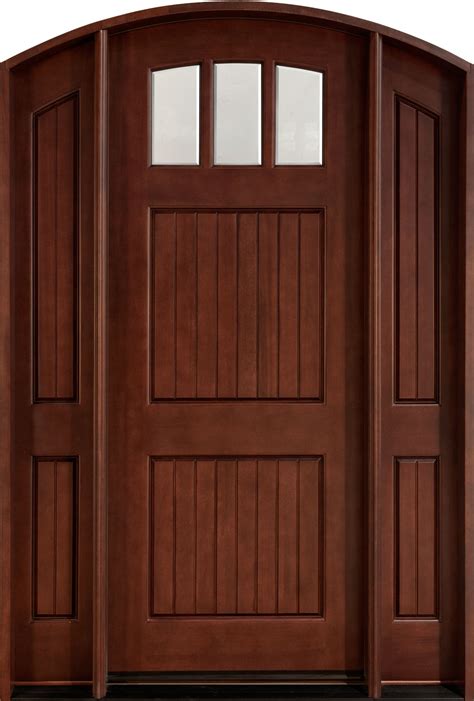 Craftsman Wood Front Doors In Highland Park Illinois North Shore