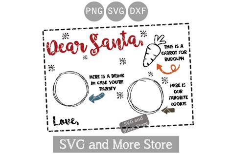 Download Dear Santa Tray Svg Free Pictures Free SVG files | Silhouette