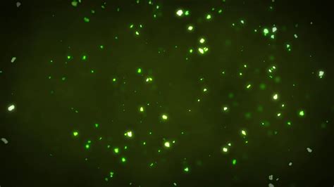 Particles In Green Free Animation Loop Background Youtube