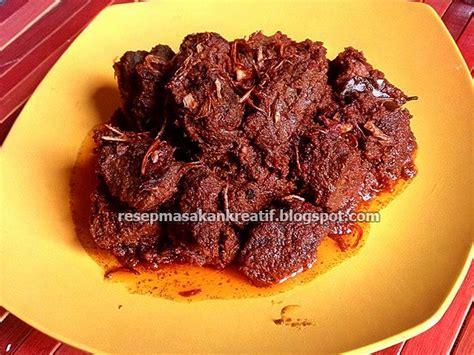 Cara membuat rendang padang asli … Resep Rendang Padang Daging Sapi Bumbu Kering Asli Minang | Resep masakan indonesia, Makanan ...