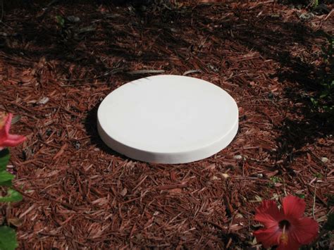 1 18x2 Round Plain Flat Concrete Stepping Stone Mold Mould Ss