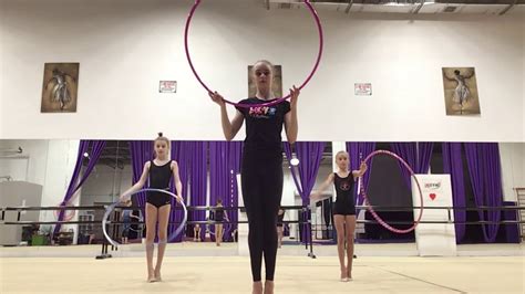 Rhythmic Gymnastics Workout Hoop Youtube