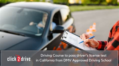 Driving Course To Pass Drivers License Test In California From Dmv