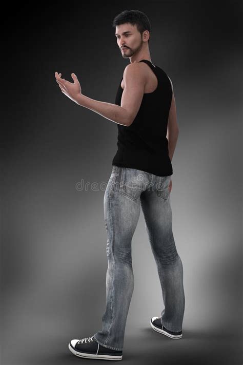 assertive urban warrior stock illustration illustration of male 122250469