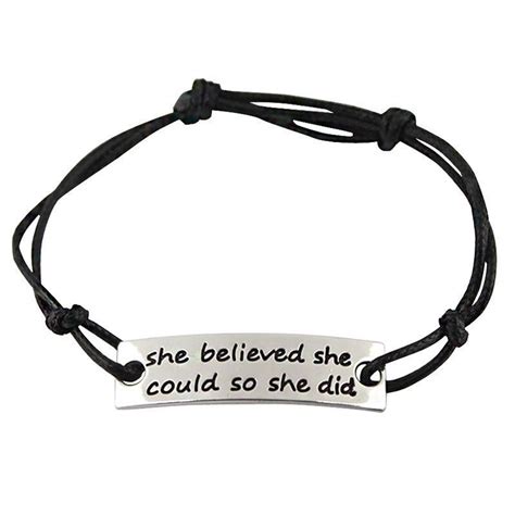 Free delivery and returns on ebay plus items for plus members. Inspirational Quote Leather Bracelets | Bracelets, Leather ...