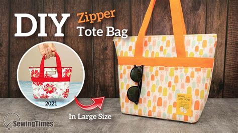 Travel In Style With This DIYZipper Tote Bag Tutorial YouTube