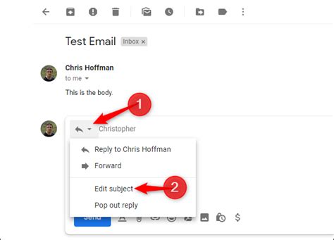 How To Change The Subject Line Of A Reply In Gmail