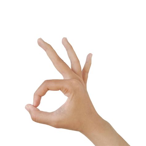 Close Up Asian Female Hand Pinching Free Transparent Png