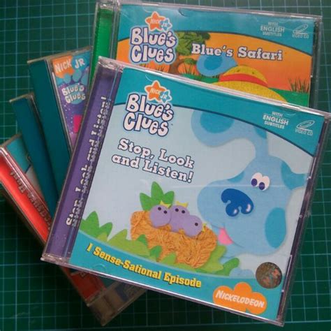 4 Nick Jr Blues Clues Vcds Hobbies And Toys Toys And Games On Carousell