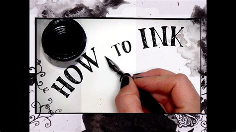 How To Art Inking Tutorial Youtube