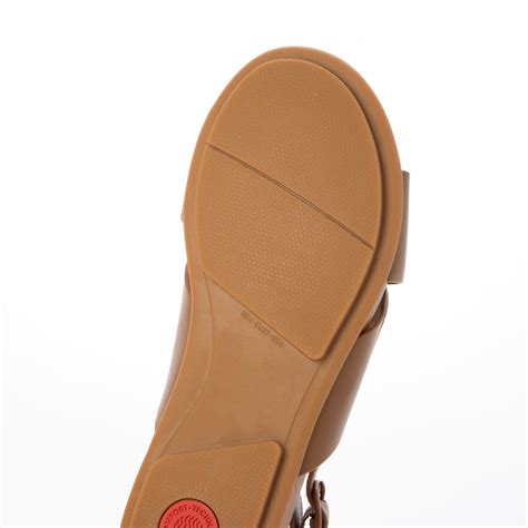 Gracie Leather Crisscross Back Strap Sandals （light Tan） Fitflop公式オンラインストア