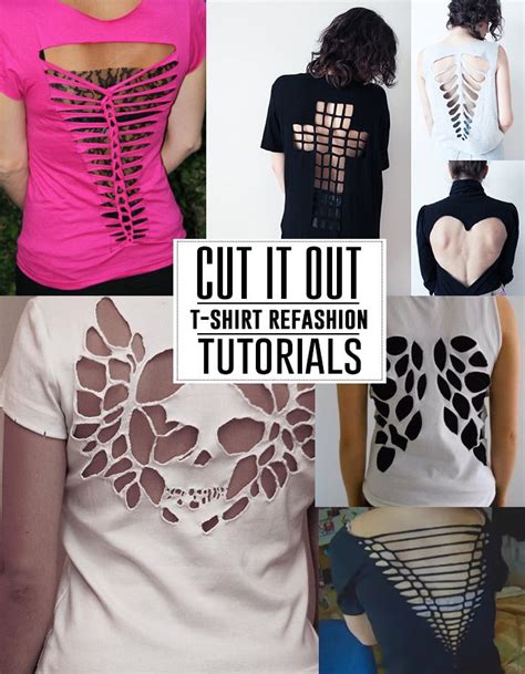 Learn Tons Of Different Ways To Cut Up Your T Shirts And Make Cool New