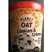 Planet Oat Oatmilk Non Dairy Frozen Dessert Cookies And Cream