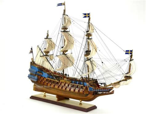 Vasa Wasa Swedish Warship Handcrafted Wooden Ship Model 38 Museum