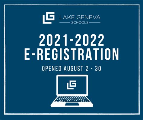 2021 2022 School Year E Registration Lake Geneva Schools