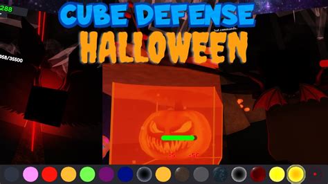 Roblox Cube Defense Halloween Event Getting All The Wisps Youtube