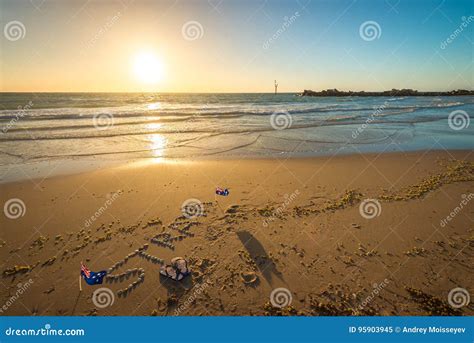 thongs on the beach stock image 1639387