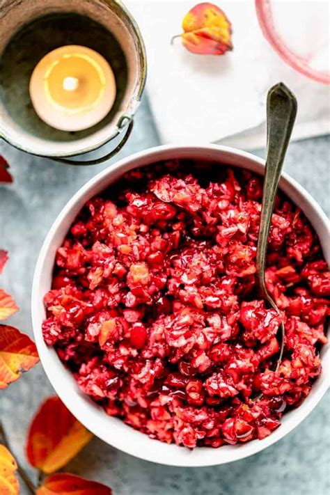 Every year for thanksgiving, my mom would make her cranberry jello mold, which we anticipated more eagerly than the turkey. Cranberry Relish | Recipe | Cranberry relish, Vegan side ...