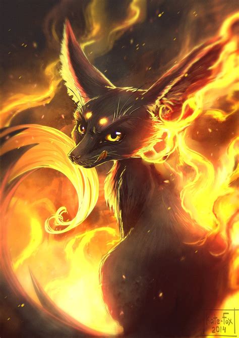 Fire Fennec By Kate On Deviantart Mythical