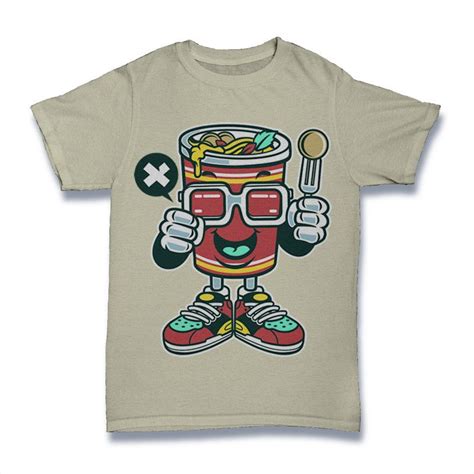 Download Cup Noodle vector t-shirt design template | T shirt design ...