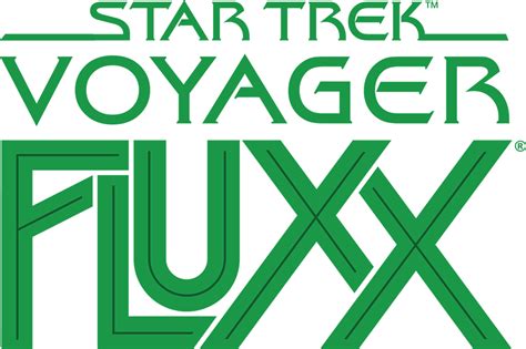 Star Trek Voyager Fluxx Stacked Logo Looney Labs