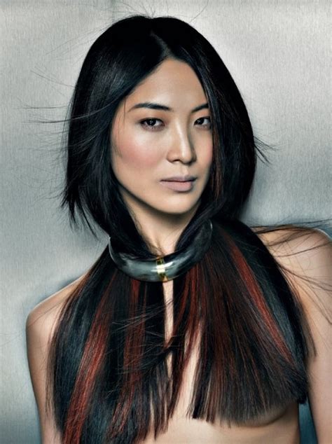 Sophia bleached out the black box colour, revealing a red tone that's in the dye. Fall 2011 Hair Color Ideas|