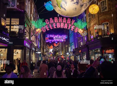 Carnaby Street S Christmas Lights Installation Carnaby Celebrates Wird Am November In
