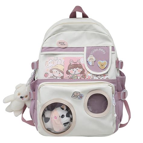 Buy Kawaii Backpack With Kawaii Pin And Accessories Backpack Cute