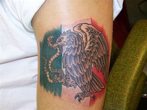 Tatuaje Bandera De México Tatuajes Para Mujeres