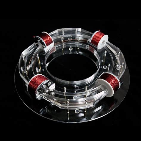 4 Coil Ring Accelerator Cyclotron High Tech Toy Physical Model Diy Kit