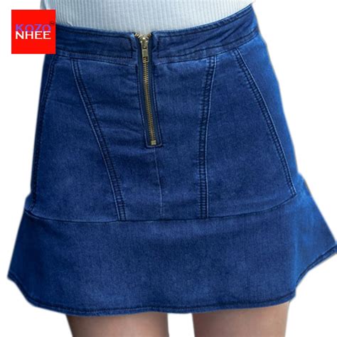 2017 Summer Sexy Stretch Skirts For Women Denim Skirts Short Summer High Waist Denim Shorts