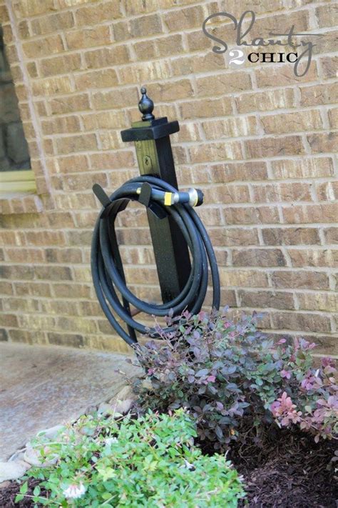 Hose Holder For The Garden Diy Shanty 2 Chic Backyard Projects