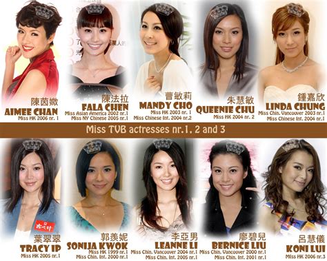 Top 15 my favorite characters 1. TVB Stuffs: Miss TVB actresses, nr 1, 2 & 3