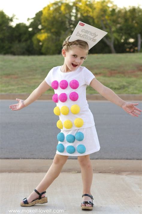 Make A Retro Candy Button Costumefor Halloween Make It And Love It