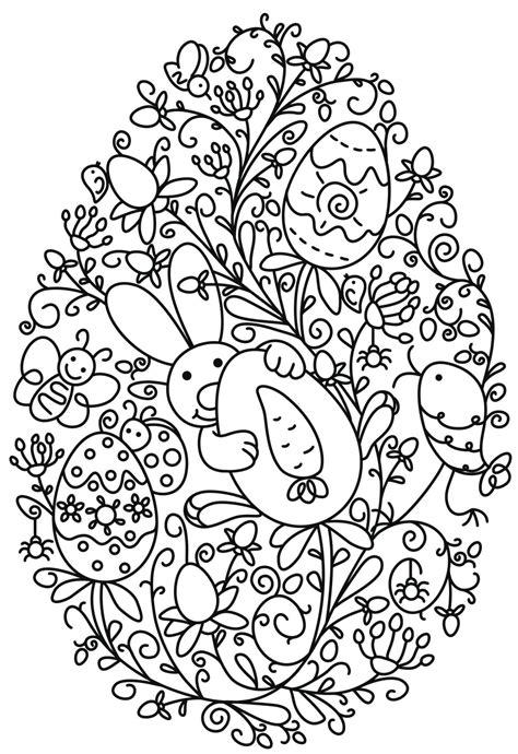 Easter Coloring Pages For Adults Best Coloring Pages For Kids
