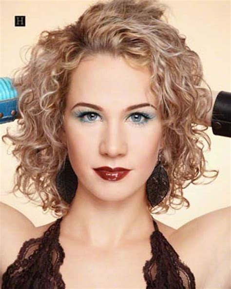 Hairstyles For Short Permed Hair Short Curly Hairstyles Permed Hair