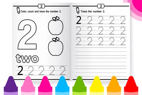 Preschool Numbers 0 10 Tracing Worksheet Graphic By Abellapublishing