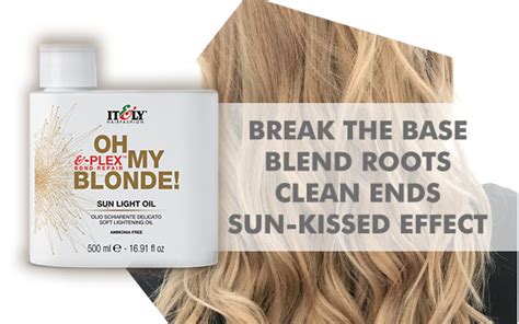 Oh My Blonde Sun Light Oil Italy Hair And Beauty Ltd