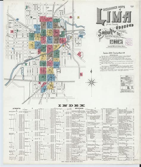 Map Available Online Ohio Lima Library Of Congress