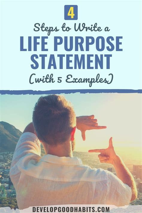 4 Steps To Write A Life Purpose Statement With 5 Examples We Got