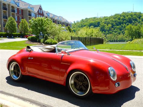 Porsche 356 Outlaw Speedster Widebody Tribute For Sale Photos